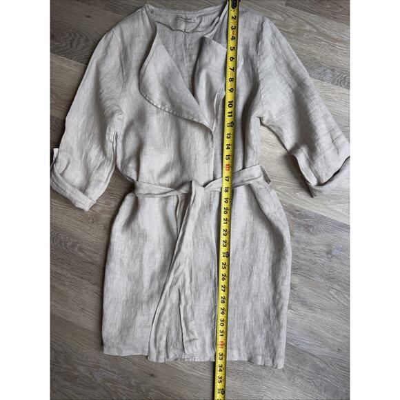 Alessia Pacini Linen Cardigan Wrap Size Medium Made In Italy - Picture 9 of 13
